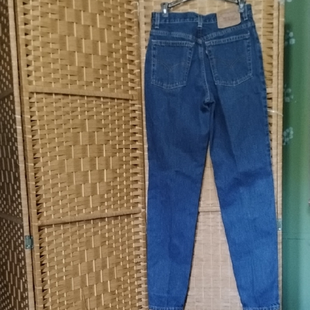 Levi's Straight Leg Blue Jeans - Picture 3 of 5